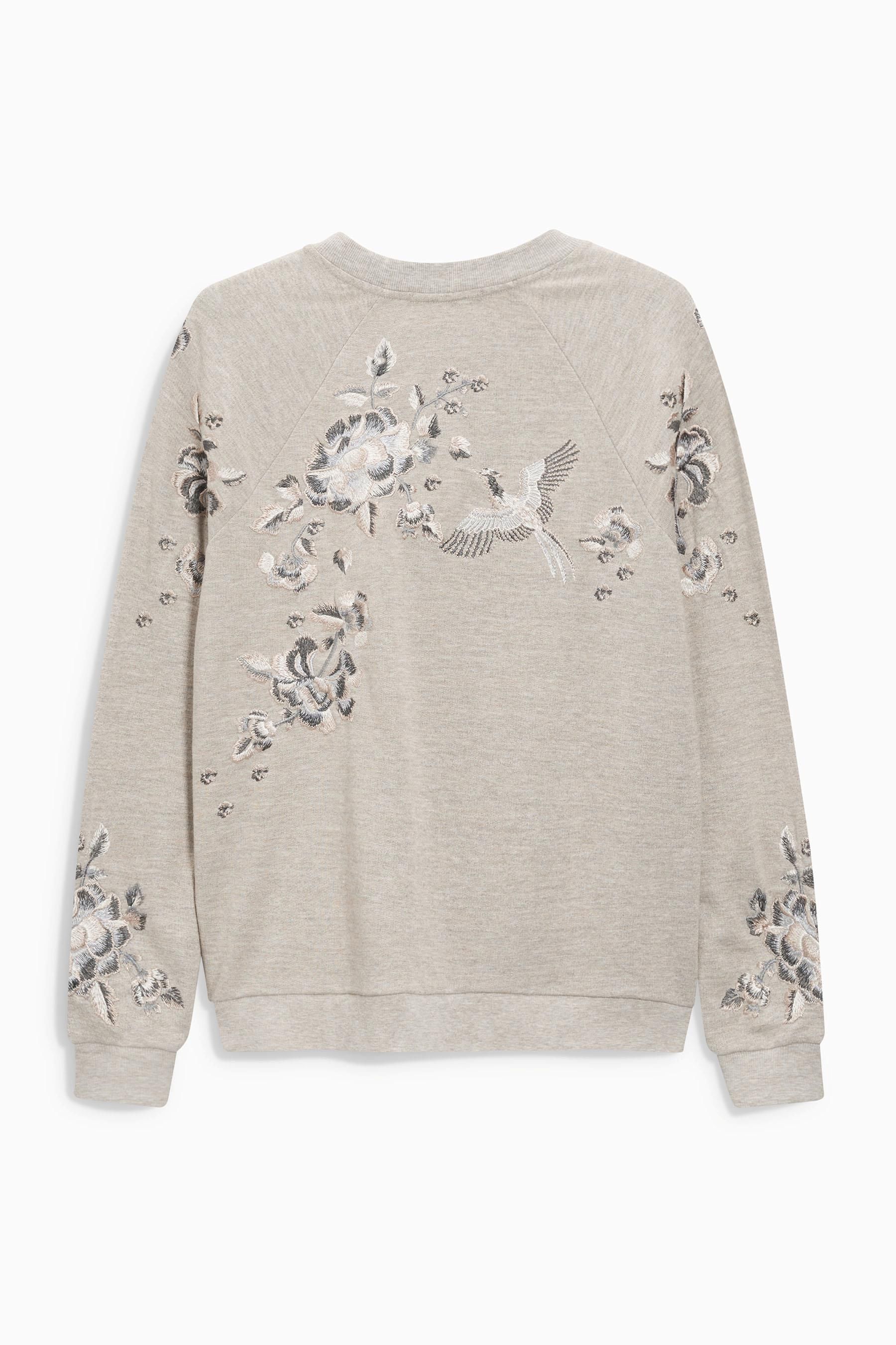 embroidered sweater
