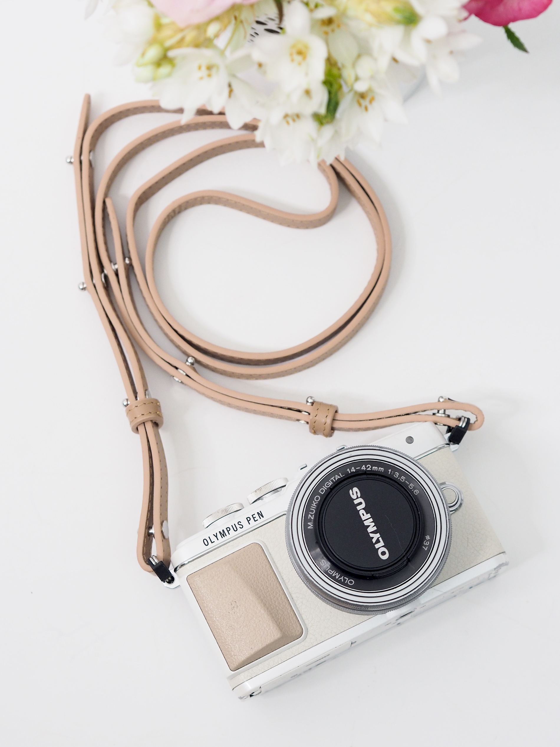 olympus pen nude leather strap