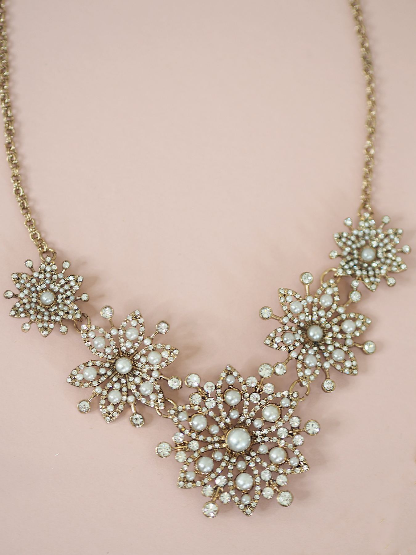 accessorize rose gold necklace