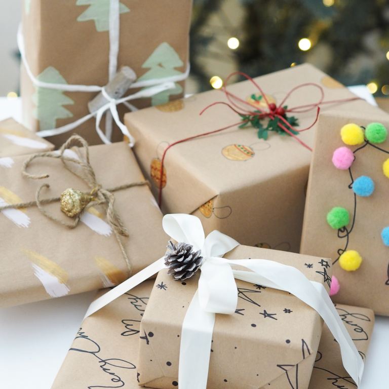 5 homemade wrapping paper ideas