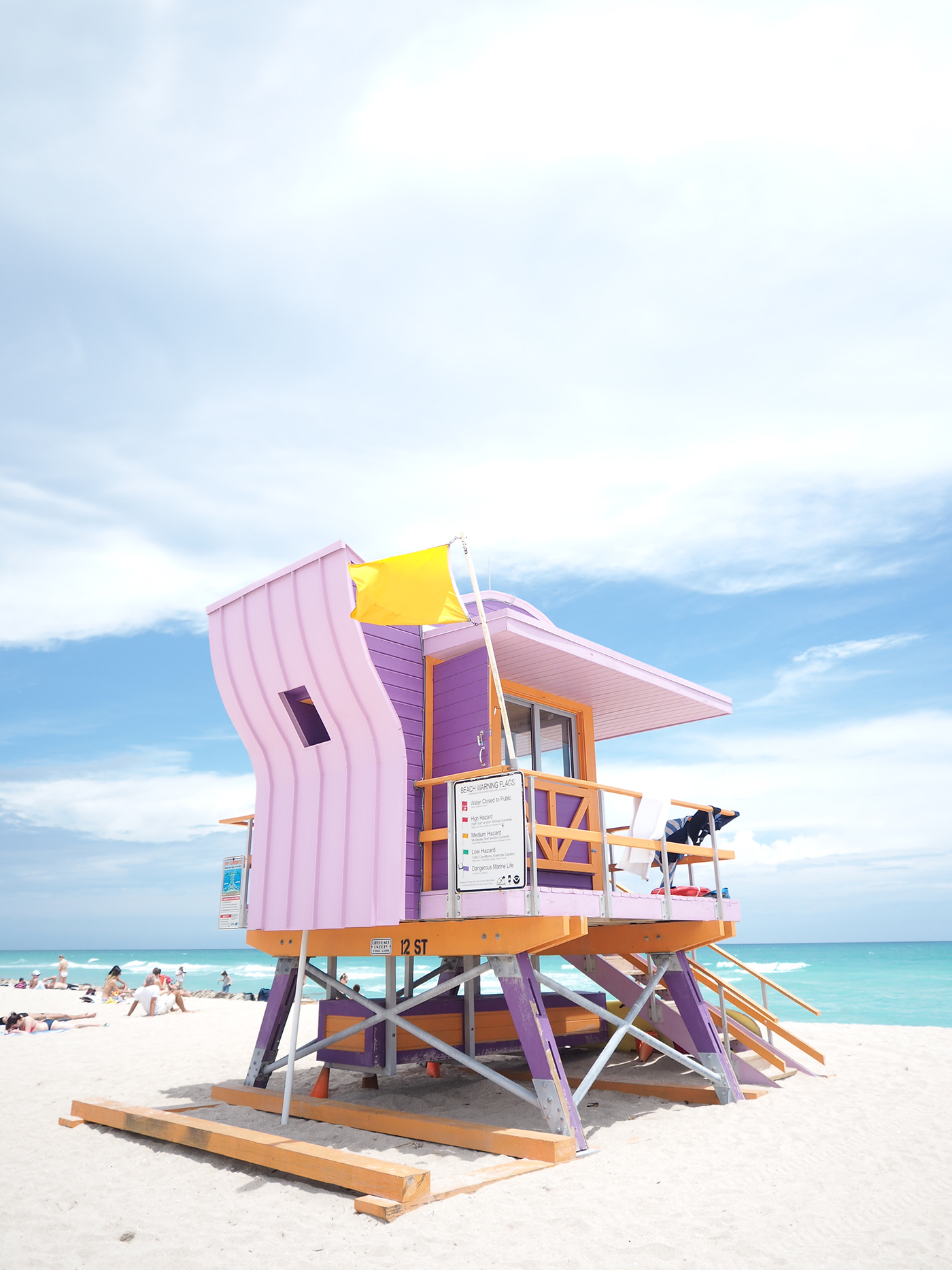 Miami beach lifeguard towers