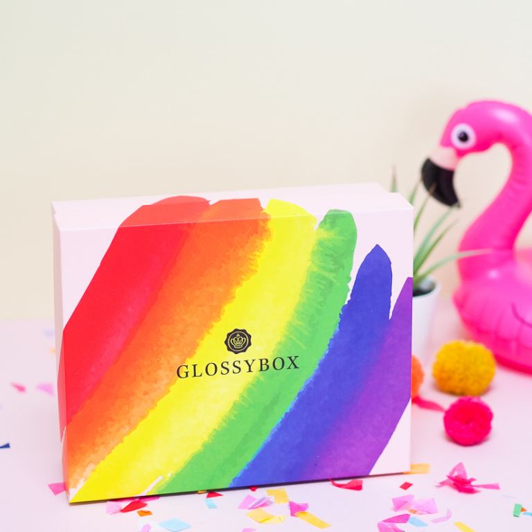 August Pride Glossybox contents